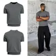 Designer Textured Short-Sleeve Knit T-Shirt - 2