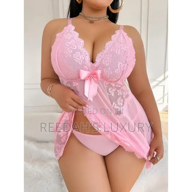 2-in-1 Lace Lingerie Set - 1