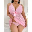 2-in-1 Lace Lingerie Set - 1