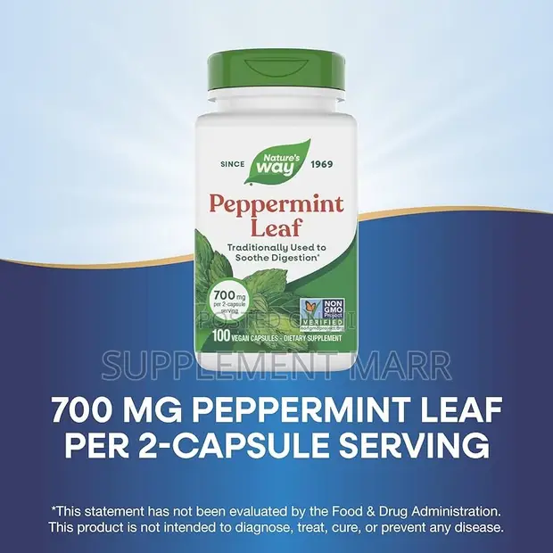 Nature's Way Peppermint Leaf 100 Capsules - 1