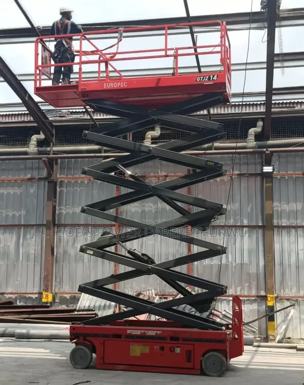 Europec GTJZ 14 Electric Scissor Lift - 14m - 1