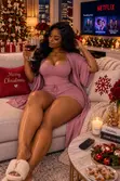 3-in-1 Loungewear Set - Dusty Rose - 1