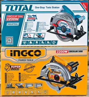 Total 2200W Industrial Circular Saw | 235mm Mai Ƙarfi