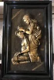 African Activities Relief Sculpture Wall Frame - 1