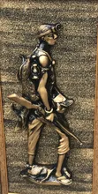 African Activities Relief Sculpture Wall Frame - 5