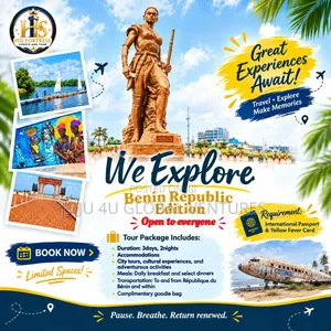Tafiya ta Kwana 3 zuwa Benin Republic daga His Fortress Events & Tour
