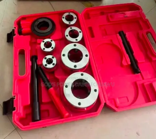 Auto Pipe Thread Die Set 1/2"-2" Plastic Box - 1