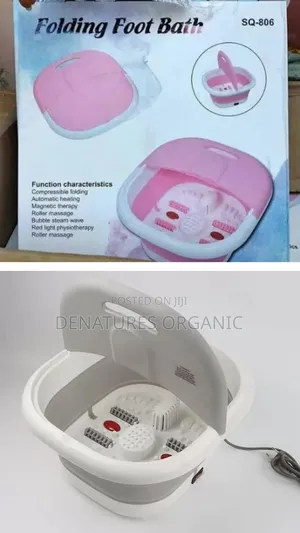 Folding Foot Bath Massager with Heating & Rollers