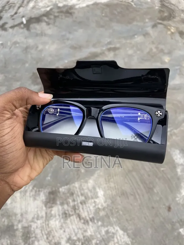 Unisex Anti-Blue Light Glasses - Black Frame - 1