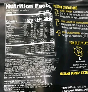 Mutant Mass Extreme 2500 6LB