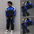 Designer Corteiz Color-Block Technical Tracksuit 2-Piece Set - 2