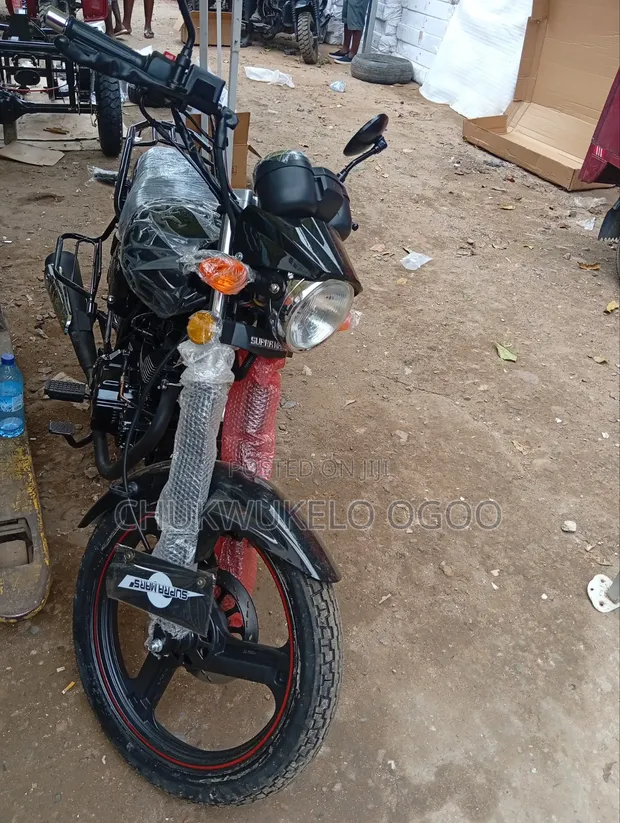 Supra Mars 200cc Motorcycle - Brand New Black - 1