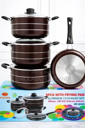 Quality Non-Stick Cookware Set - Pots & Frypan