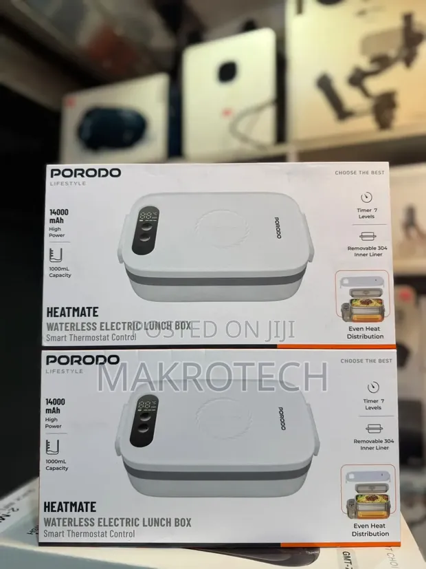Porodo Lifestyle Heatmate Waterless Electric Lunch Box - 1