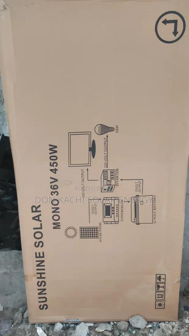 450W 36V Sunshine Monocrystalline Solar Panels - 1