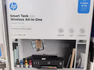 Injin Bugawa Mai Wayar Hannu HP Smart Tank 530 Duk-in-Daya