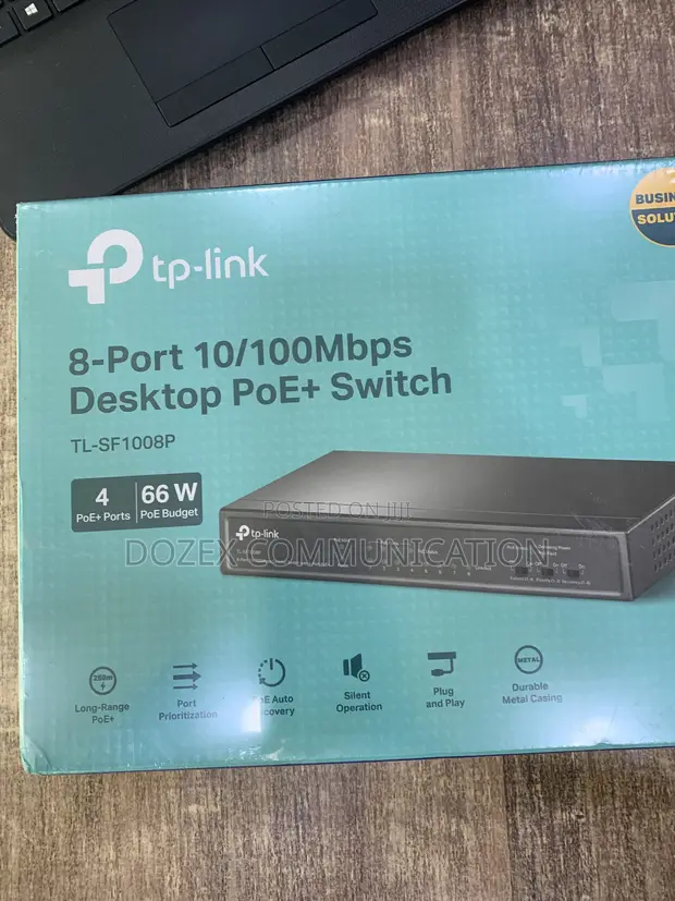 TP-Link TL-SF1008P 8-Port PoE+ Switch - 1