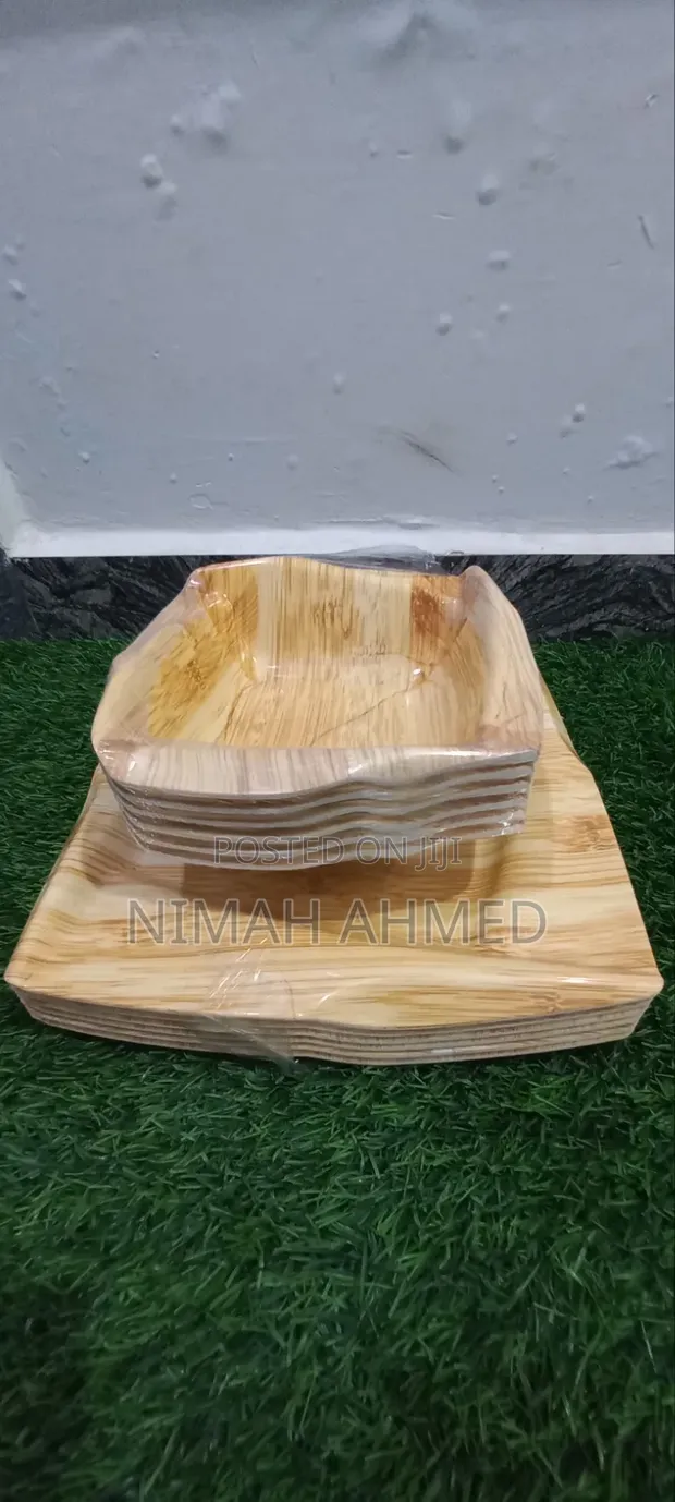 Saitin Kayan Ciye-ciye na Ceramic (Plates 6 da Bowls 6) - 1