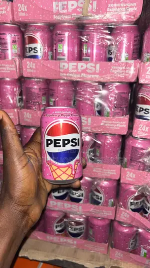 Pepsi Zero Sugar Raspberry Ripple - 24 Cans