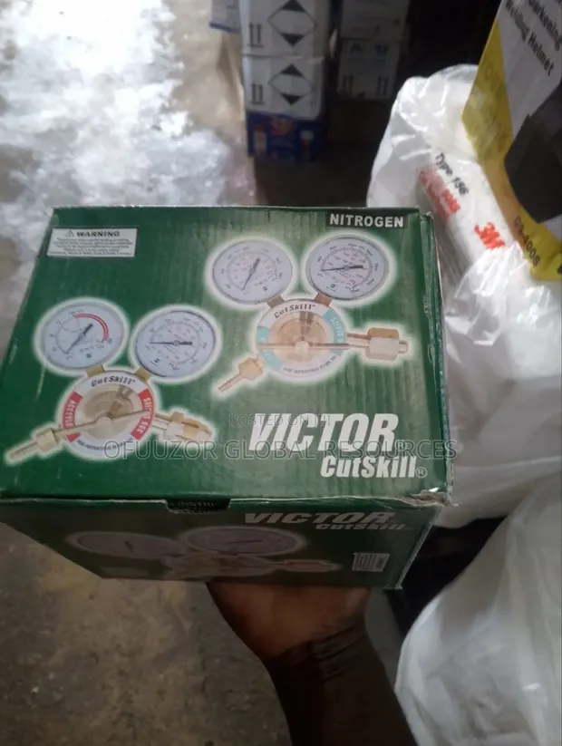 Victor Nitrogen Oxygen Regulator Gauge - 1