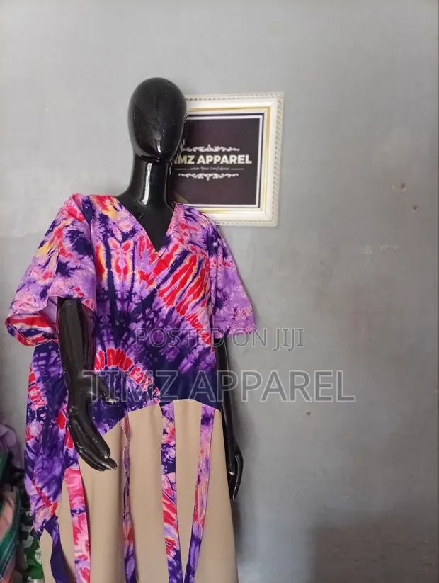 Beautiful Ankara Short Gown with Side Pockets - 1