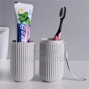 Casual Home & Travel Wash Cup Toothbrush Storage Box