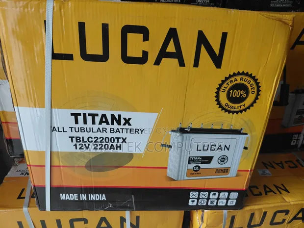 Lucan Titanx 12V 220Ah Batur Inverter Mai Tsawon Jirgin Kasa - 1