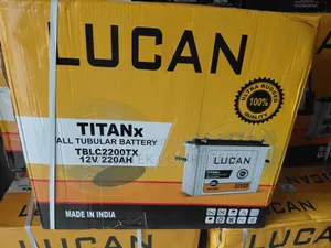Lucan Titanx 12V 220Ah Batur Inverter Mai Tsawon Jirgin Kasa