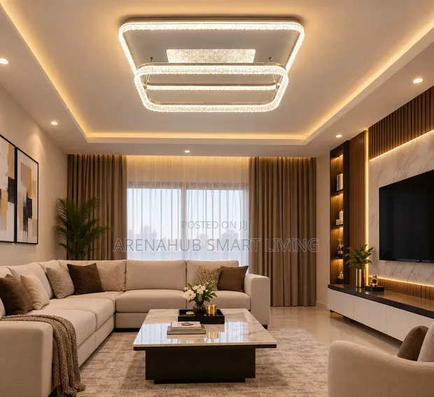 Modern LED Crystal Ceiling Light - New Style - 1