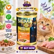 SIGMA Premium Chicken Chunks in Gravy - Adult Cat Food - 3