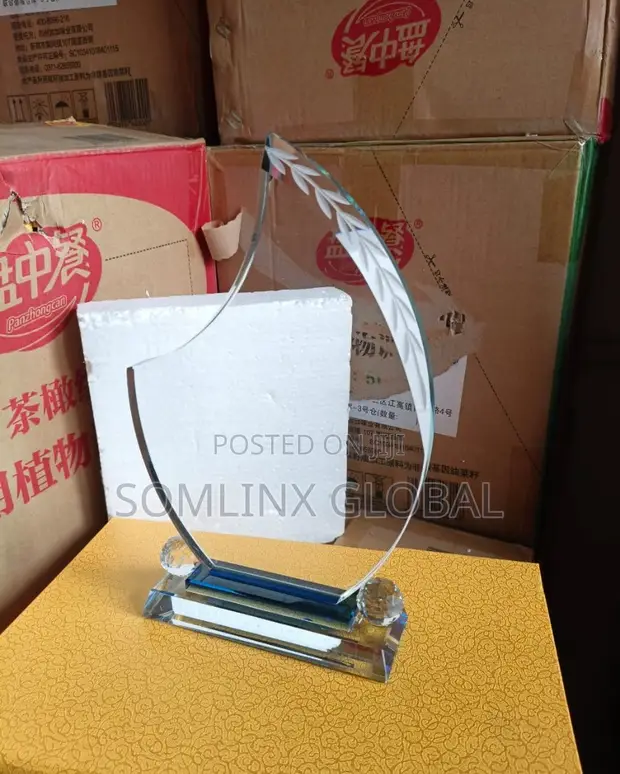 Premium Glass Award Plaque - 1