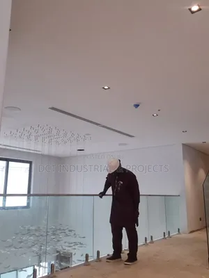 Clear Glass Handrail Installation