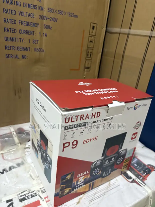 Edyye P9 Intelligent PTZ Solar CCTV Camera - 1