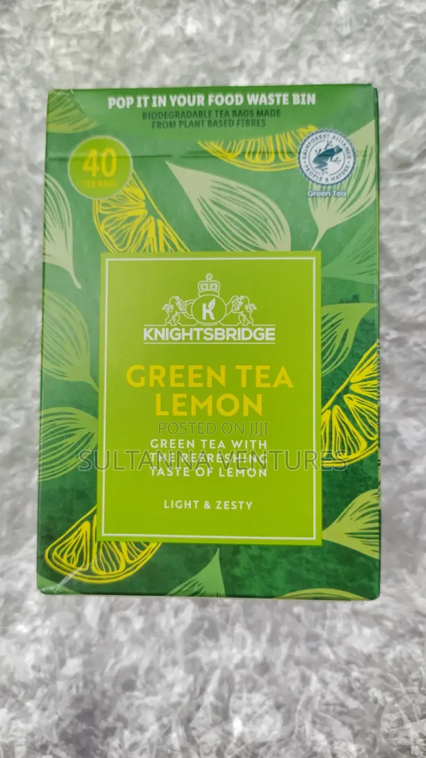 Knightsbridge Green Tea with Lemon (40 Tea Bags) - 1