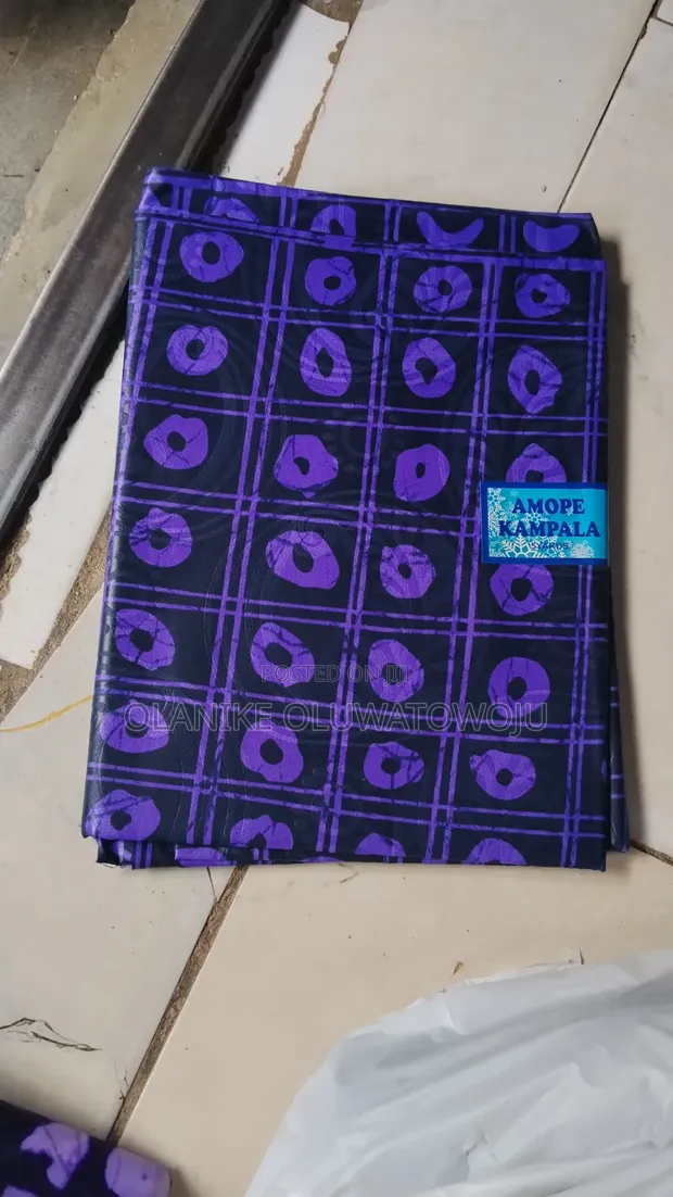 Kampala Fabric - Purple - 1