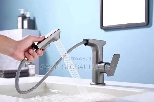 Executive Pull Out Kitchen Sink Mixer Tap - 1