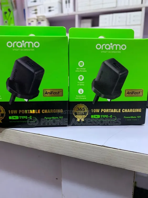 Oraimo PowerMate 101 10W Portable Charger with Type-C Cable - 1