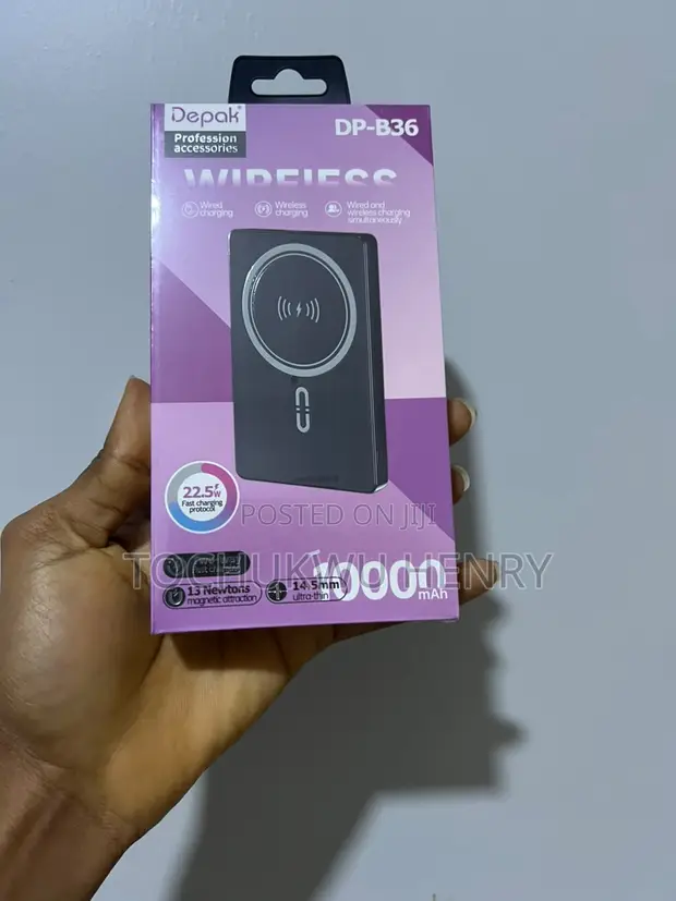 Brand New Wireless Fast Charging Power Bank 10000mAh - 1