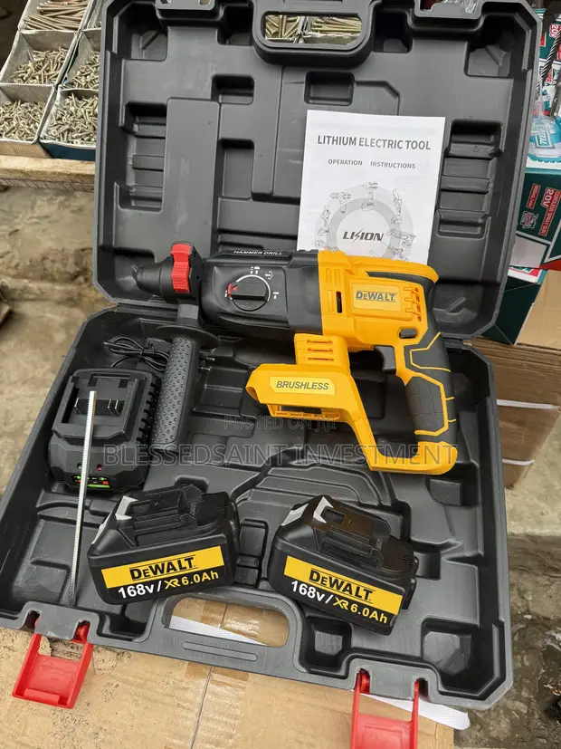 Dewalt 168V Cordless Brushless Rotary Hammer - 1