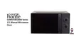 George Home 17L Manual Microwave Oven - 1