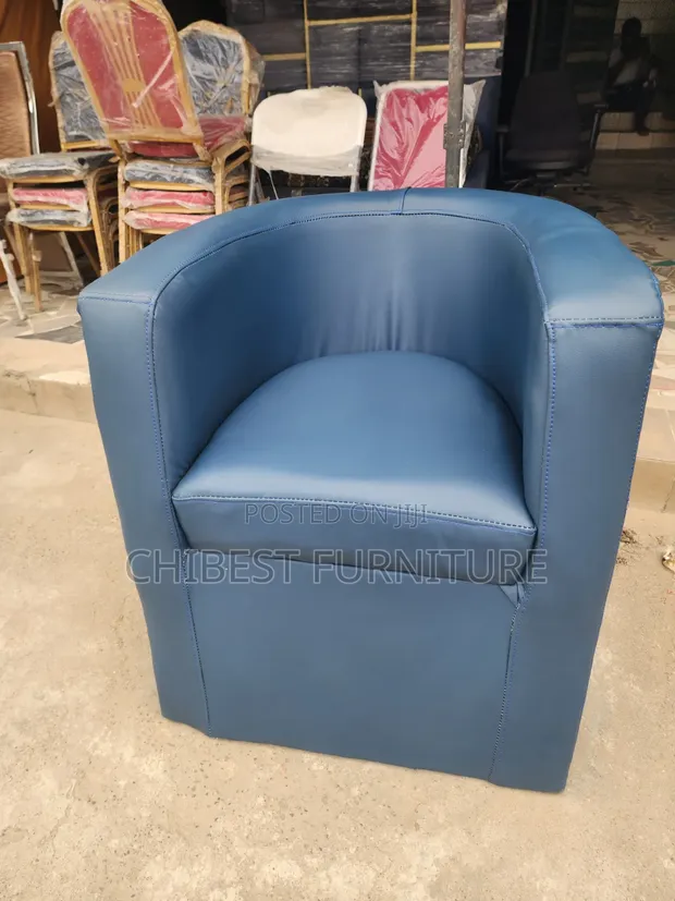 Single Seater Leather Sofa Chair - 1