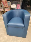 Single Seater Leather Sofa Chair - 2