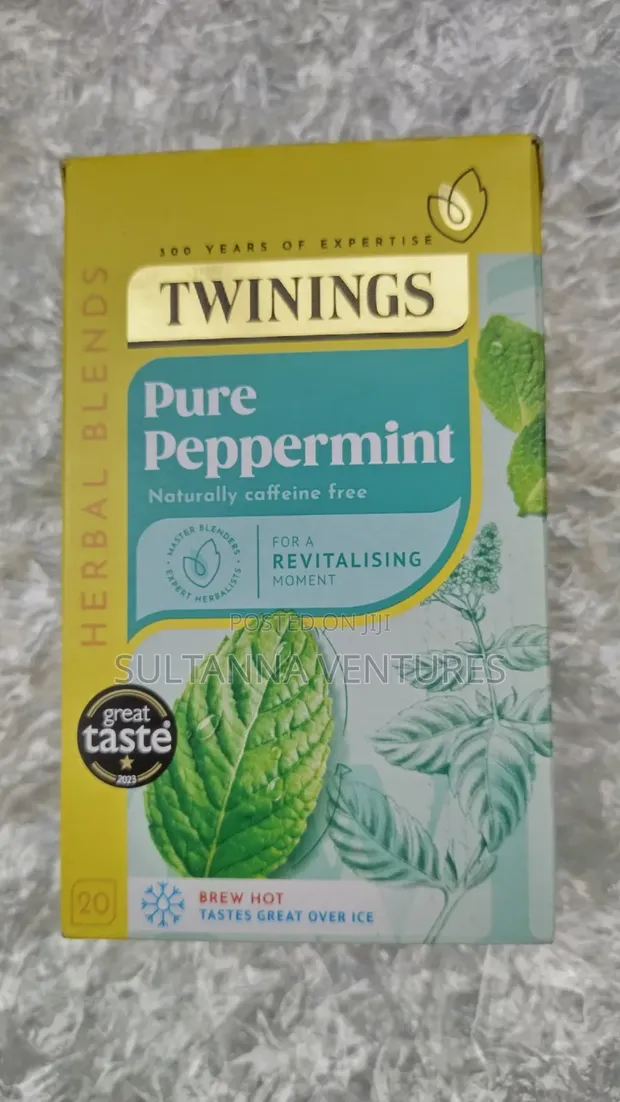 Twinings Pure Peppermint Tea (20 Tea Bags) - 1