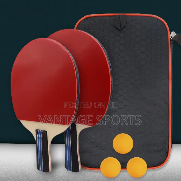 American Fitness Table Tennis Set - 2 Rackets, 3 Balls - 1