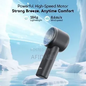 Oraimo Turbo-Fan Air LED Screen Display Rechargeable Fan