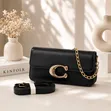 Versace Classic Handbag - Black Genuine Leather - 1