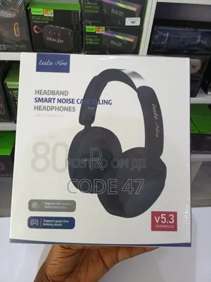 Luluking Wireless Noise-Cancelling Headphones - Black