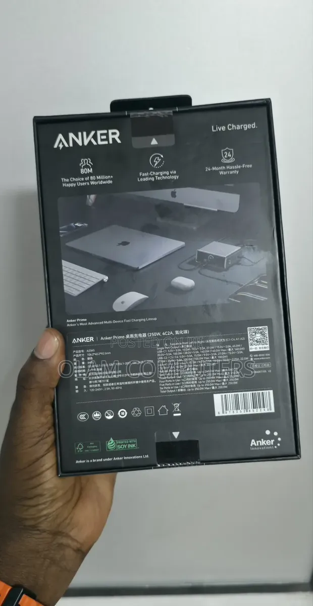 Anker Prime 250W GaNPrime Charger (6 Ports) - 1