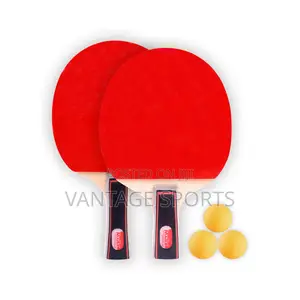 Table Tennis Racket Set (2 Rackets + 3 Balls)