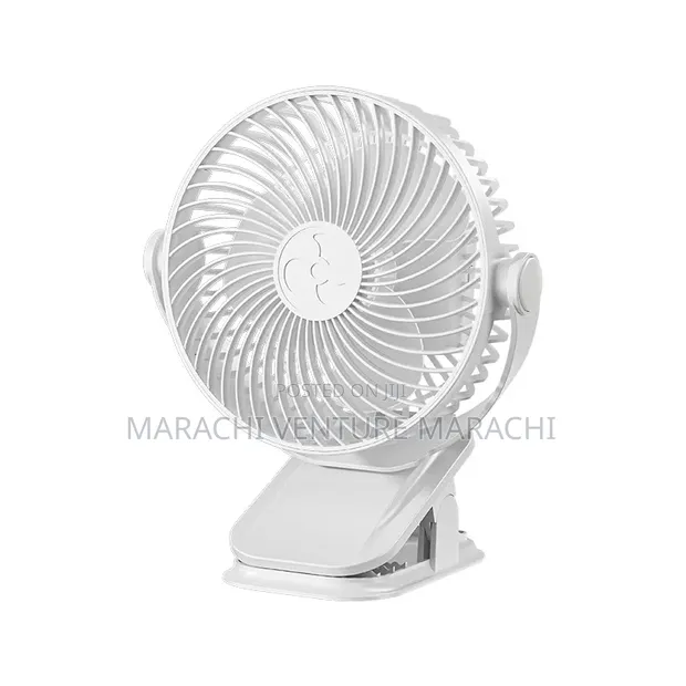Reachable Desktop Clip Mini Fan with Night Light - 1